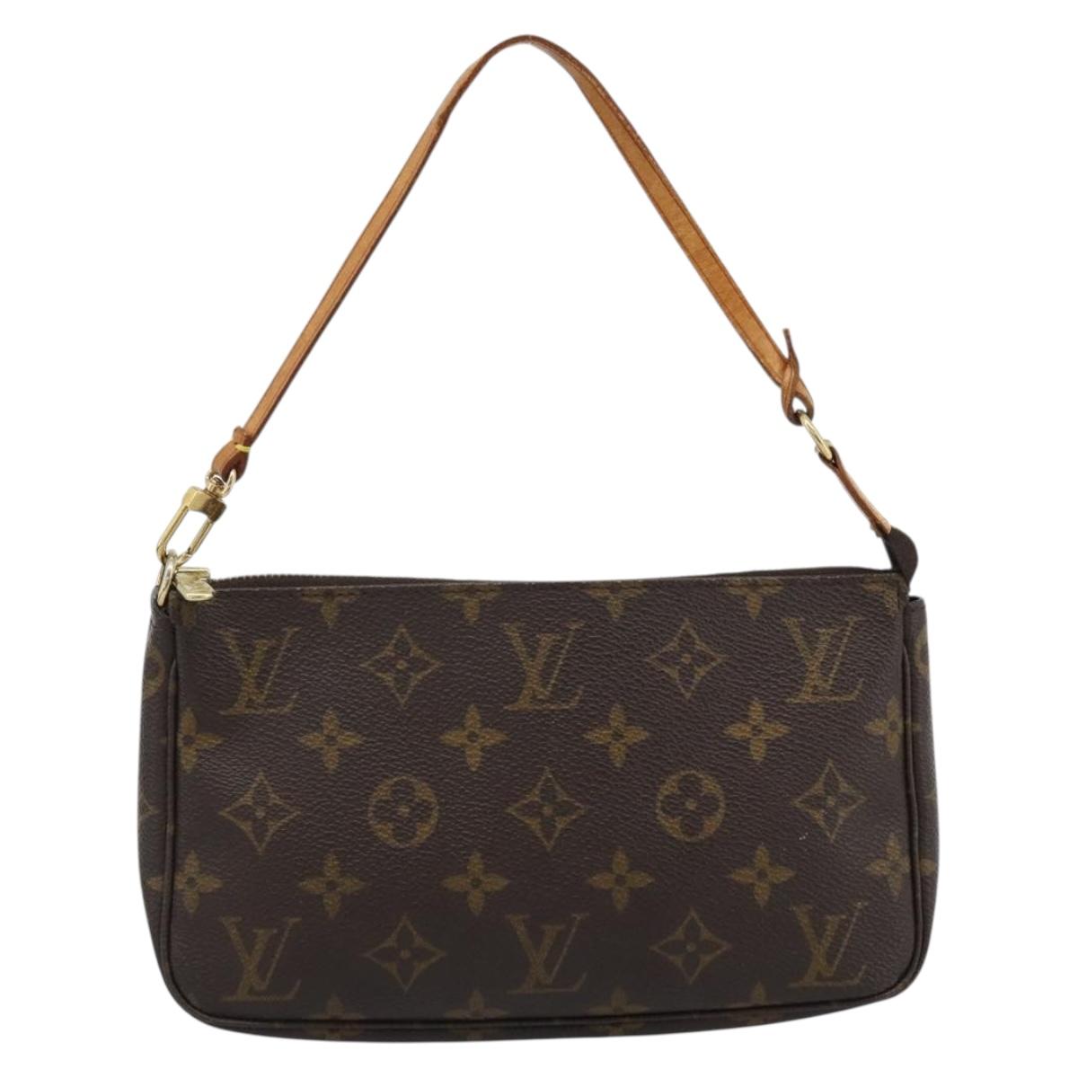 LOUIS VUITTON Monogram Pochette Accessoires Pouch M51980 LV Auth 190758