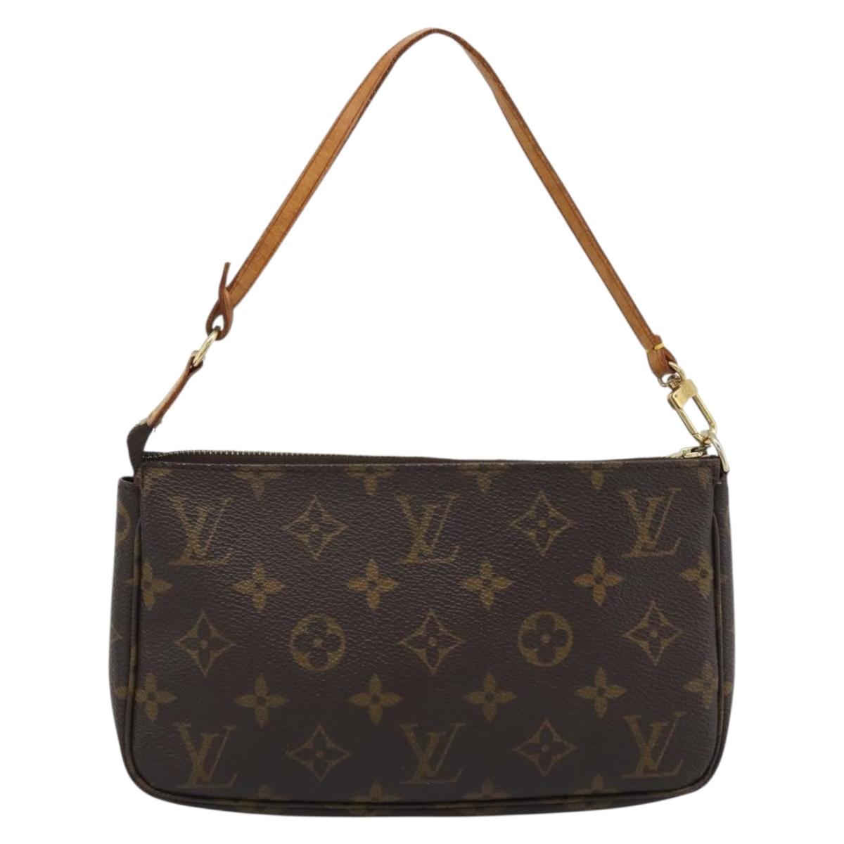 LOUIS VUITTON Monogram Pochette Accessoires Pouch M51980 LV Auth 190758