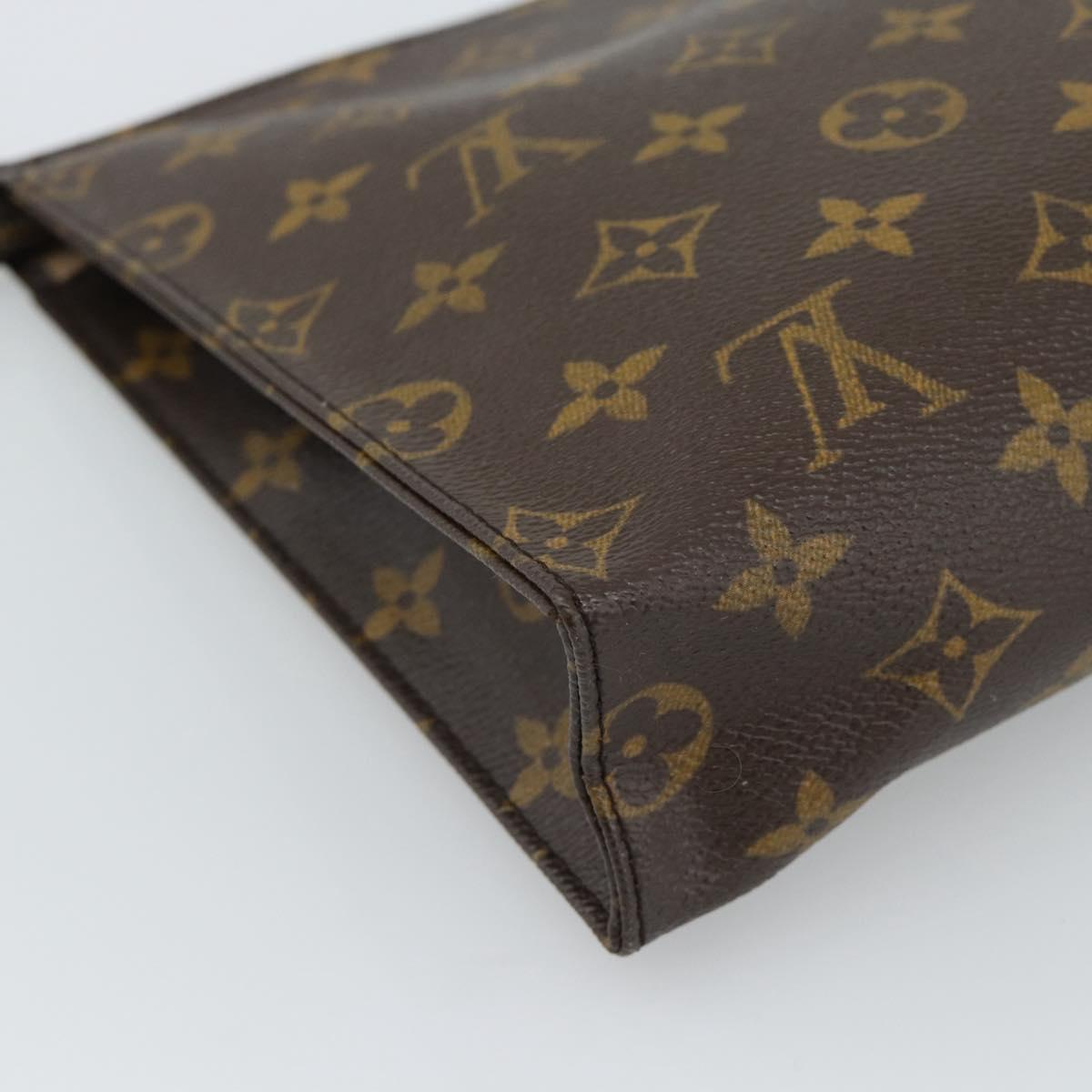 LOUIS VUITTON Monogram Poche Toilette 26 Pouch M47542 LV Auth 190759