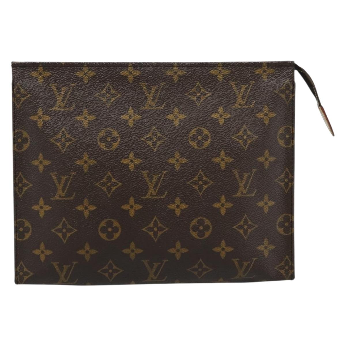 LOUIS VUITTON Monogram Poche Toilette 26 Pouch M47542 LV Auth 190759