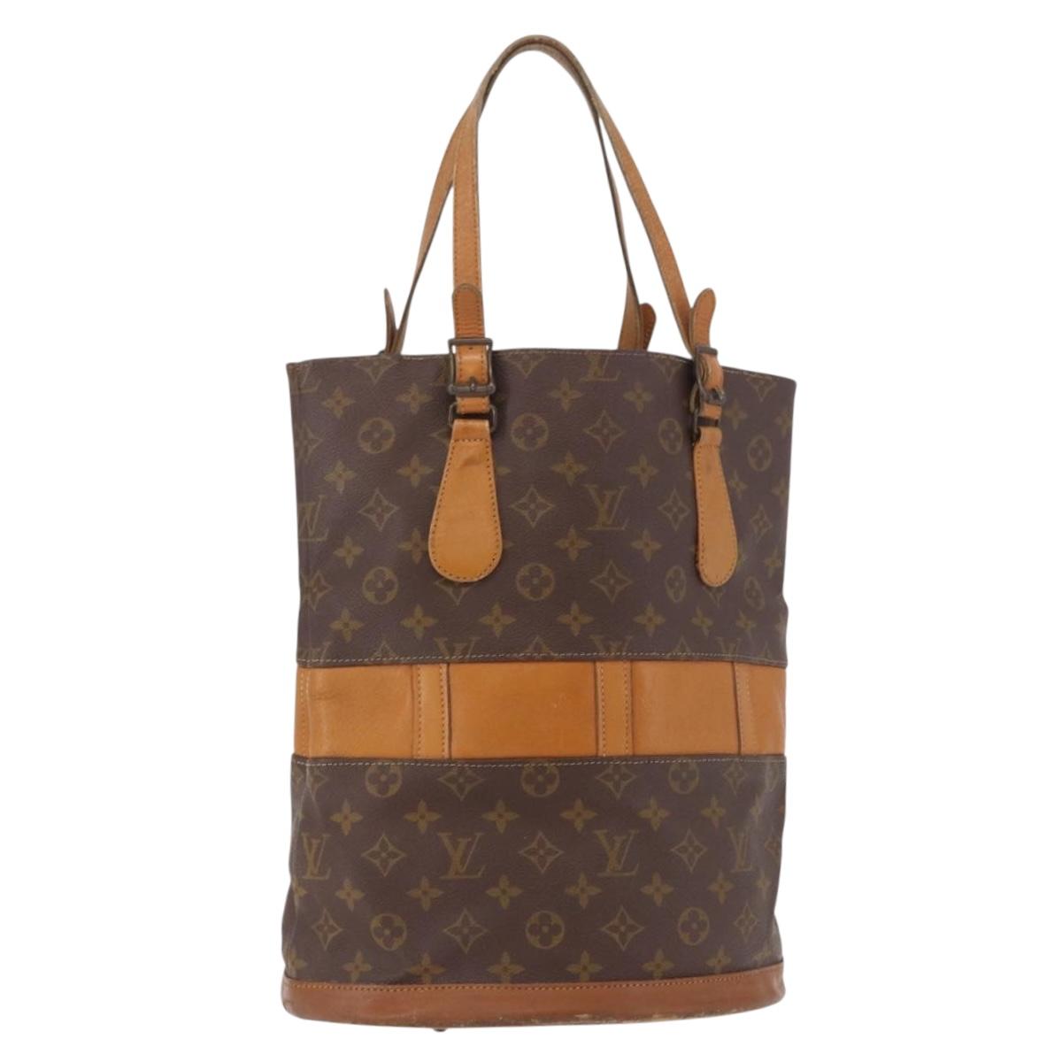 LOUIS VUITTON Monogram Bucket GM Shoulder Bag USA Limited T42236 LV Auth 190762