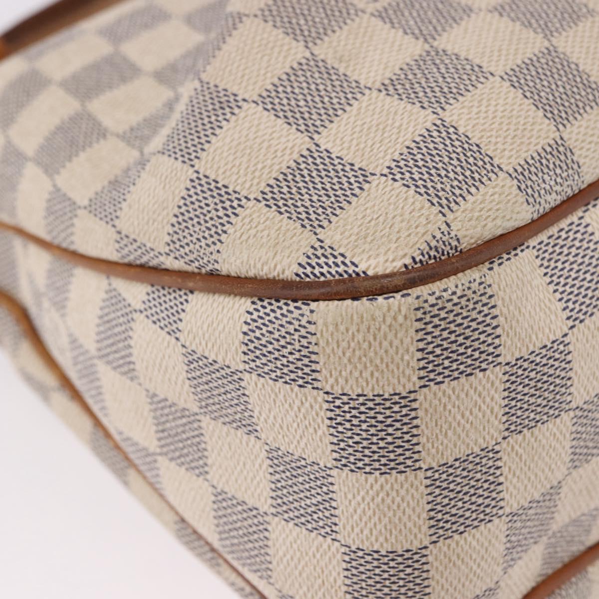 LOUIS VUITTON Damier Azur Siracusa PM Shoulder Bag N41113 LV Auth 190763