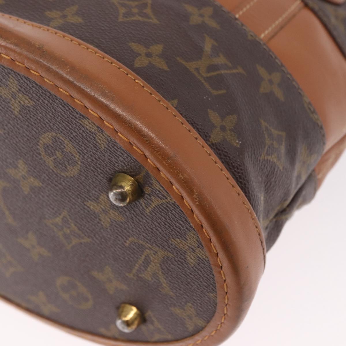LOUIS VUITTON Monogram Bucket PM Shoulder Bag USA limited M42238 LV Auth 190765