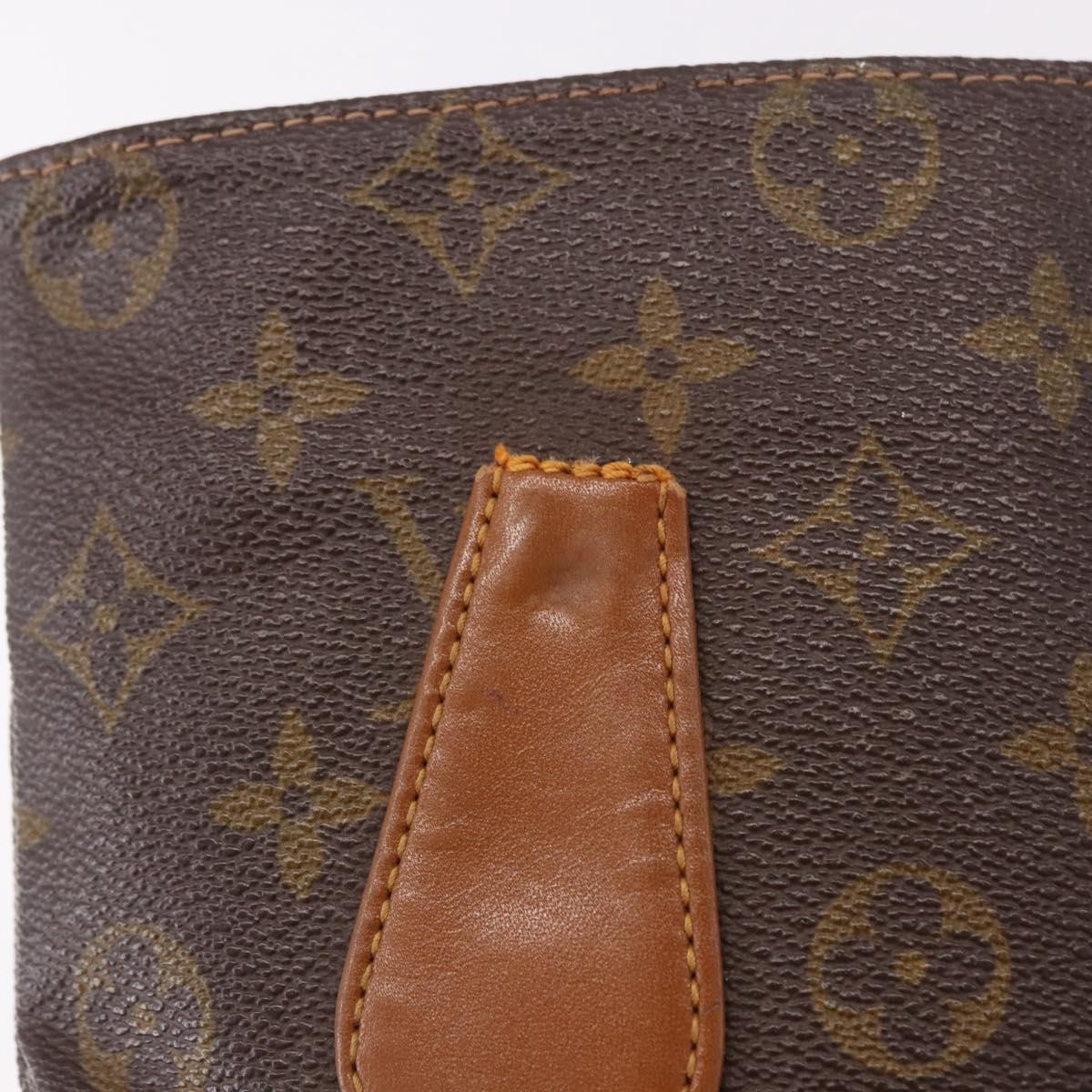 LOUIS VUITTON Monogram Bucket PM Shoulder Bag USA limited M42238 LV Auth 190765