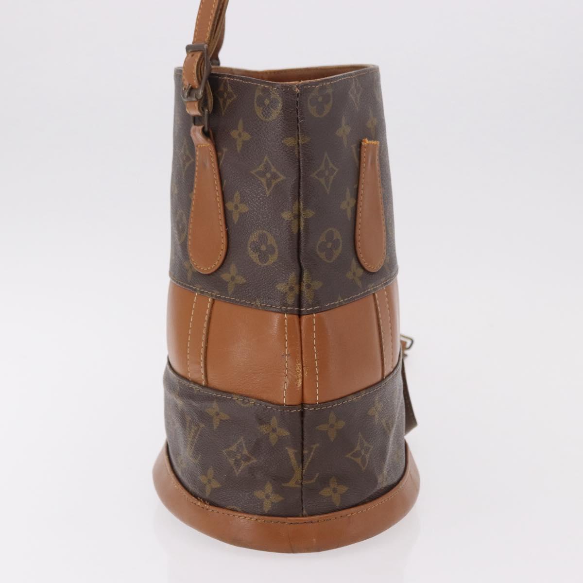 LOUIS VUITTON Monogram Bucket PM Shoulder Bag USA limited M42238 LV Auth 190765