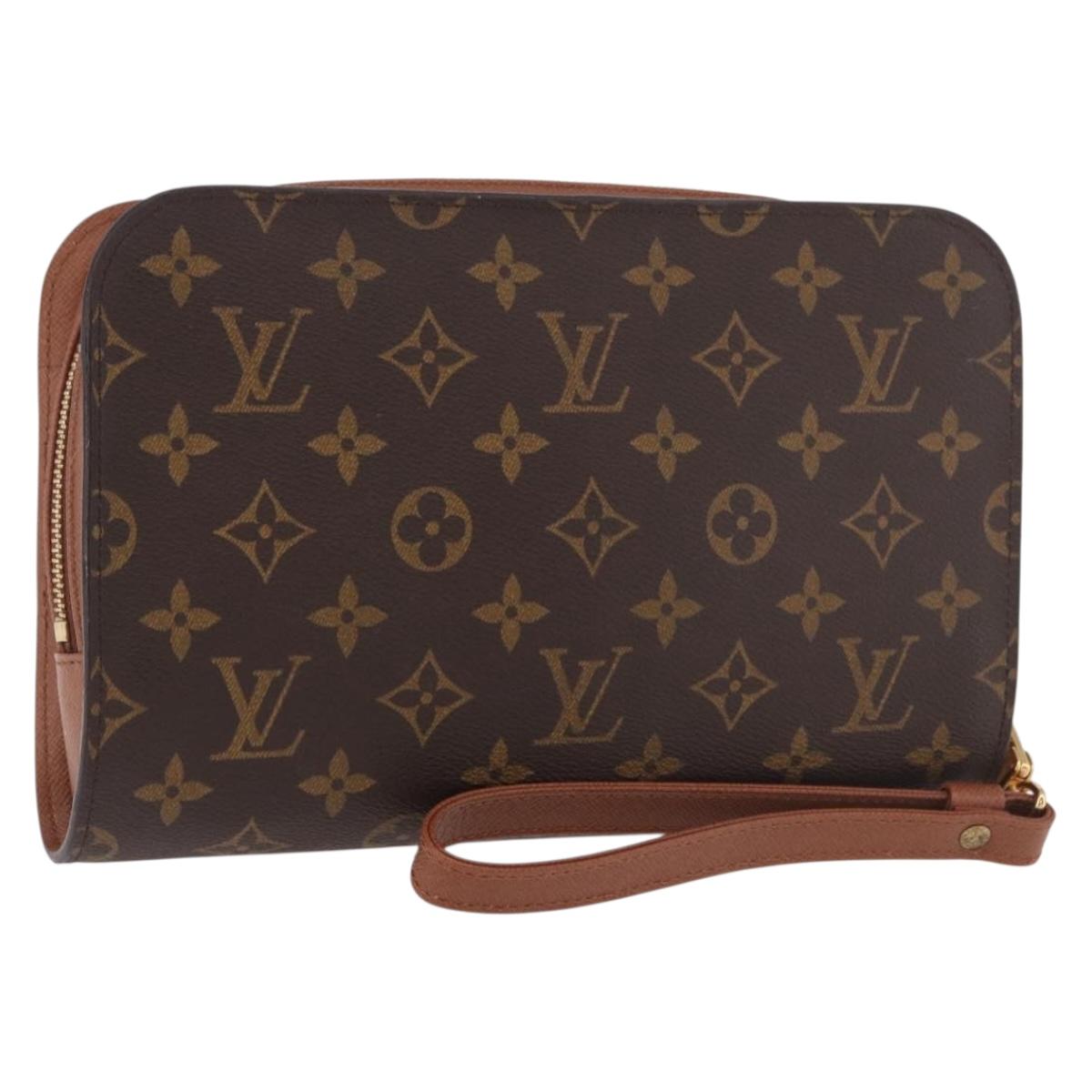 LOUIS VUITTON Monogram Orsay Clutch Bag M51790 LV Auth 190767