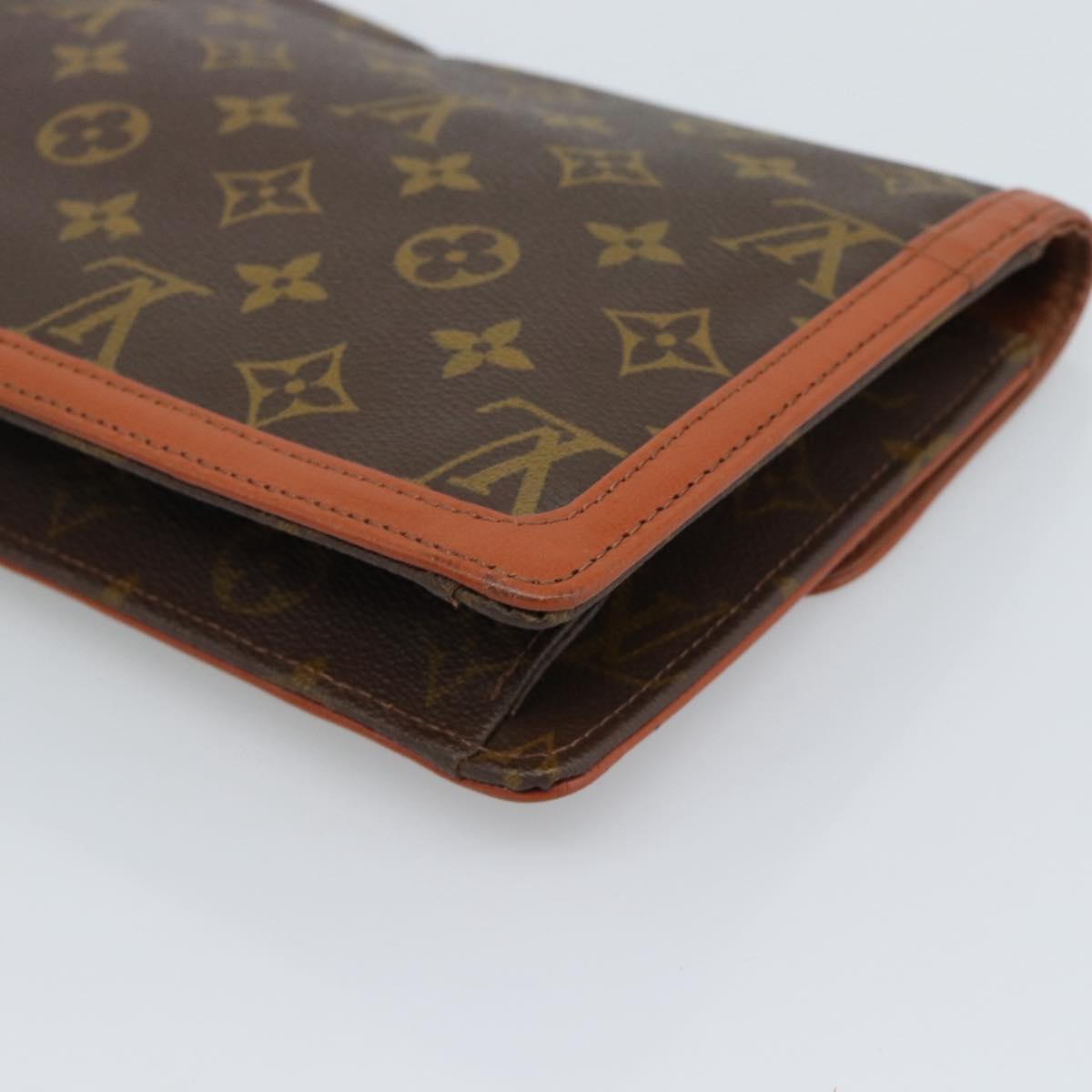 LOUIS VUITTON Monogram Pochette Dam GM Clutch Bag M51810 LV Auth 190769