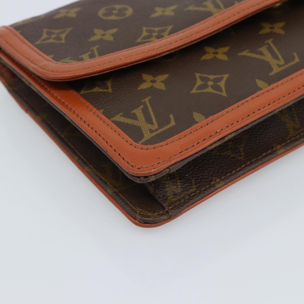 LOUIS VUITTON Monogram Pochette Dam GM Clutch Bag M51810 LV Auth 190769