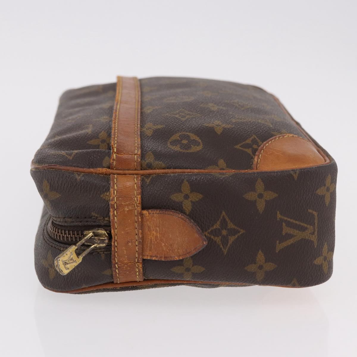 LOUIS VUITTON Monogram Compiegne 28 Clutch Bag M51845 LV Auth 190773