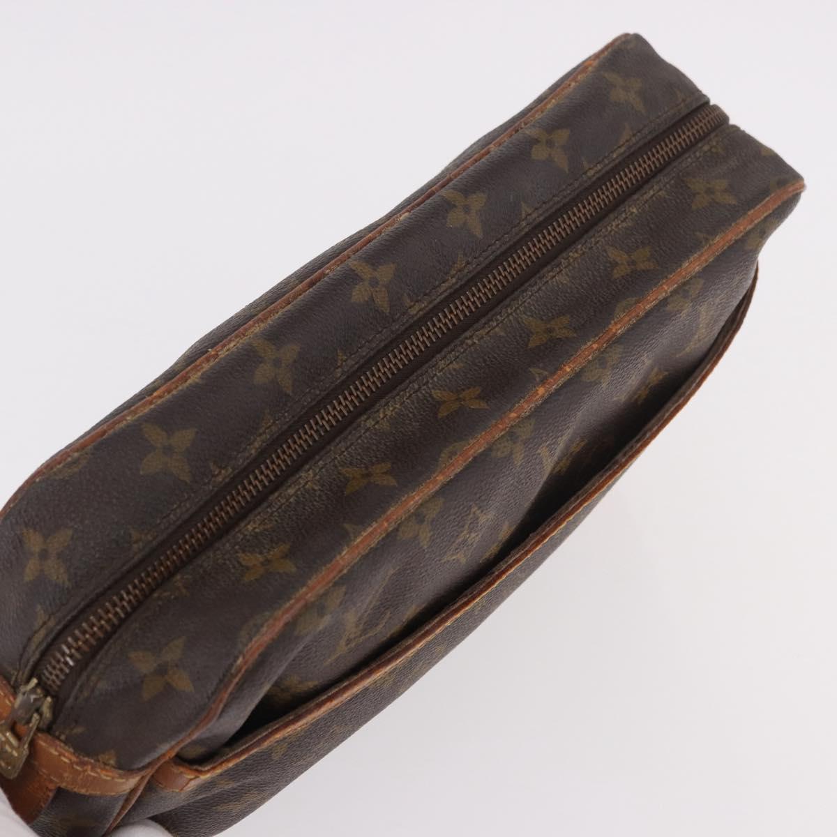 LOUIS VUITTON Monogram Compiegne 28 Clutch Bag M51845 LV Auth 190773