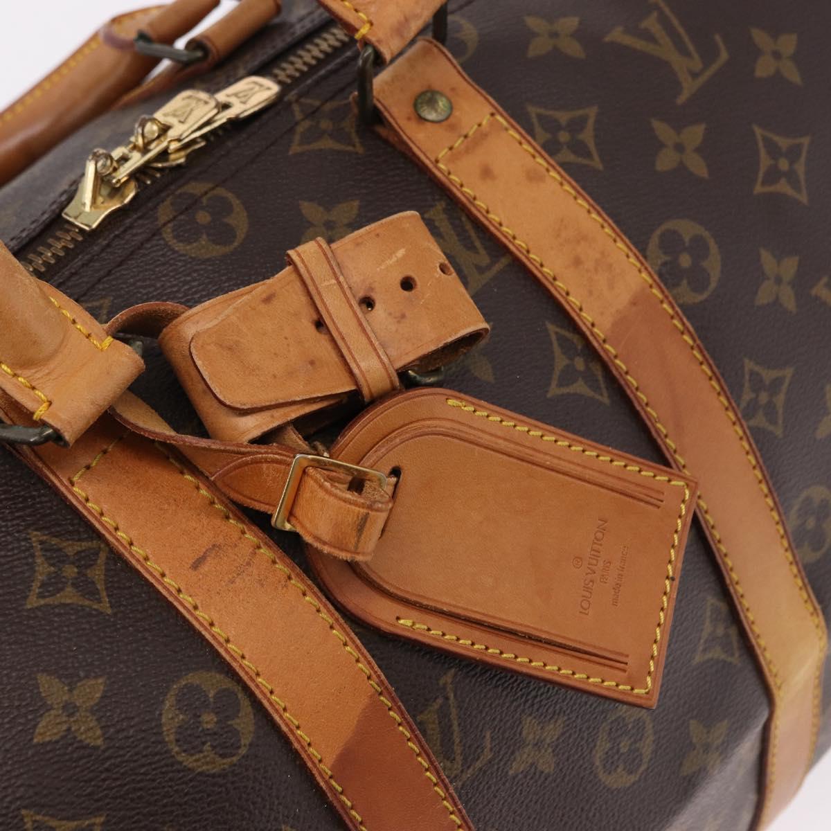 LOUIS VUITTON Monogram Keepall 45 Boston Bag M41428 LV Auth 190775