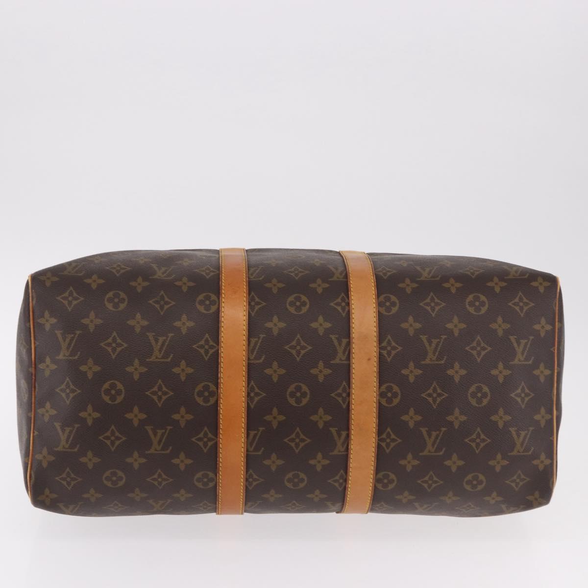 LOUIS VUITTON Monogram Keepall 45 Boston Bag M41428 LV Auth 190775