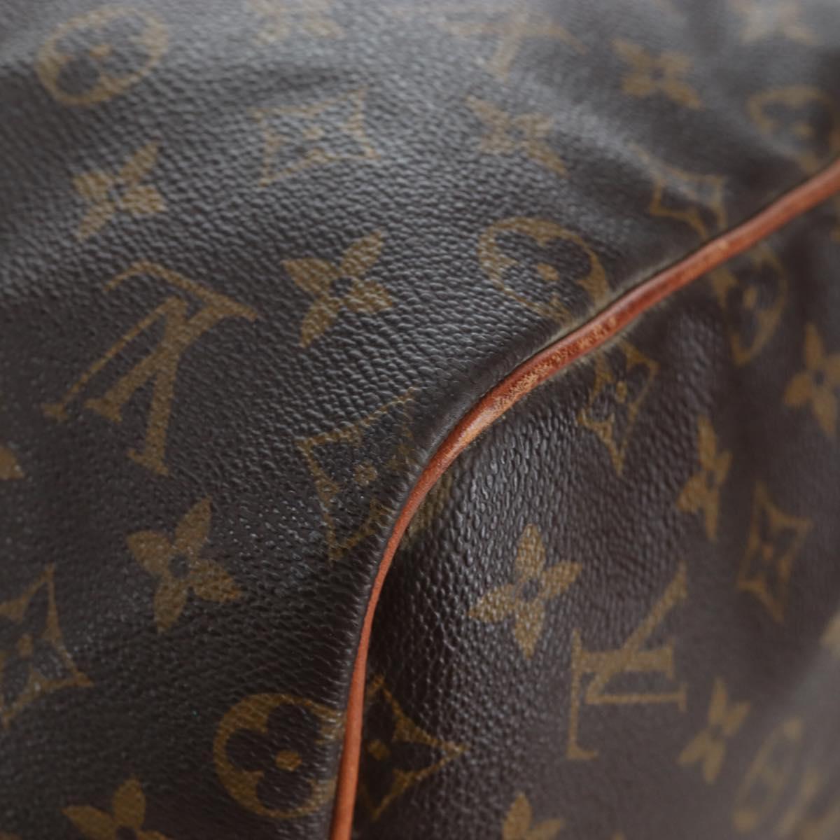 LOUIS VUITTON Monogram Keepall 55 Boston Bag M41424 LV Auth 190777