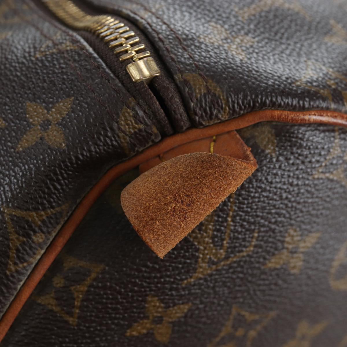 LOUIS VUITTON Monogram Keepall 55 Boston Bag M41424 LV Auth 190777