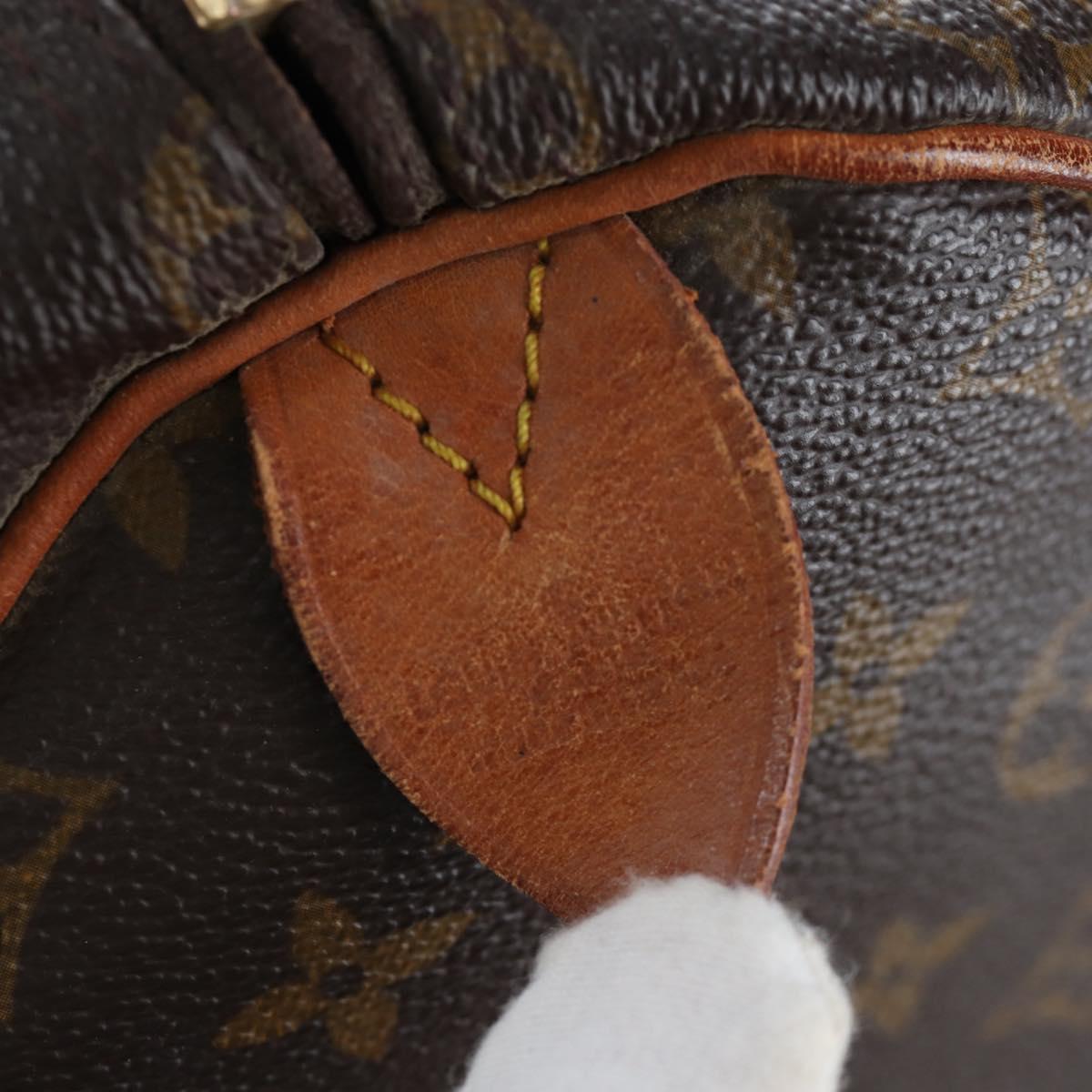 LOUIS VUITTON Monogram Keepall 55 Boston Bag M41424 LV Auth 190777