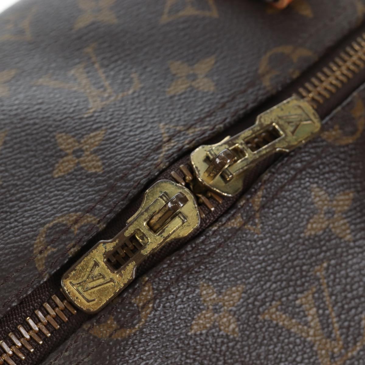 LOUIS VUITTON Monogram Keepall 55 Boston Bag M41424 LV Auth 190777
