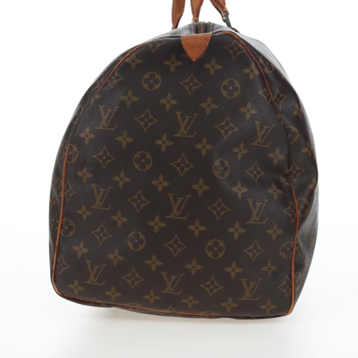 LOUIS VUITTON Monogram Keepall 55 Boston Bag M41424 LV Auth 190777