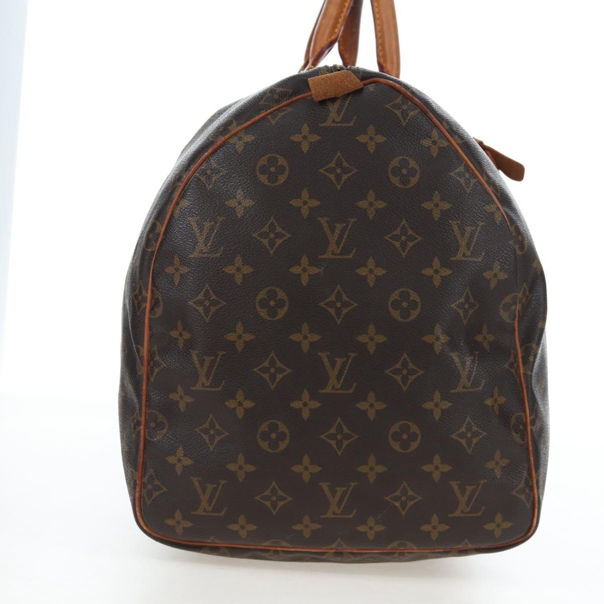 LOUIS VUITTON Monogram Keepall 55 Boston Bag M41424 LV Auth 190777