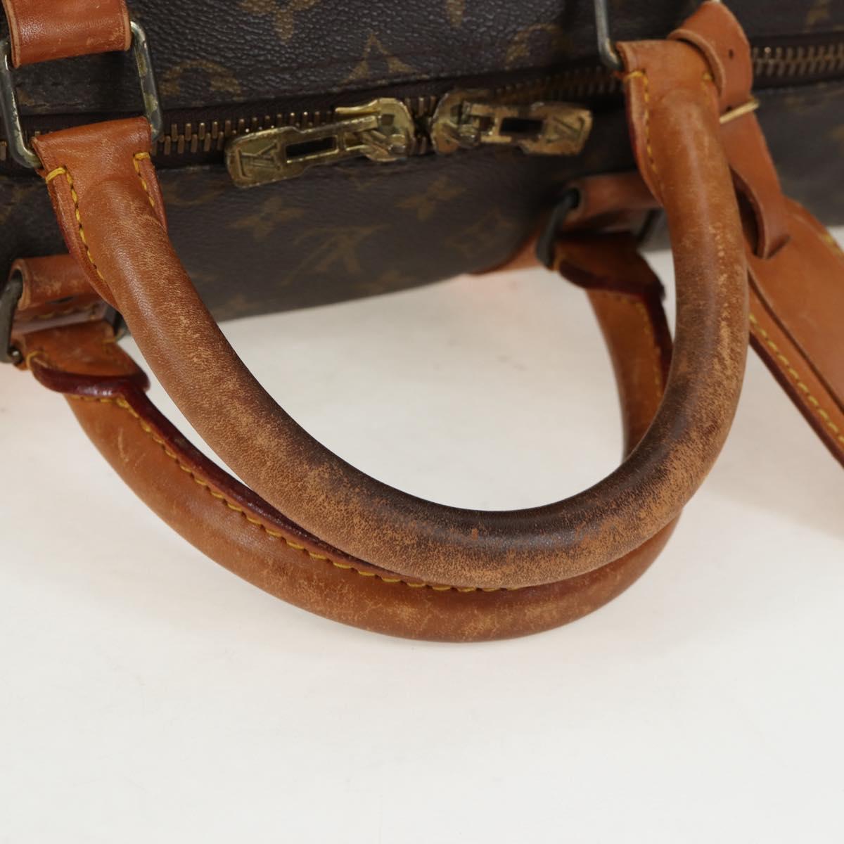 LOUIS VUITTON Monogram Keepall 55 Boston Bag M41424 LV Auth 190777