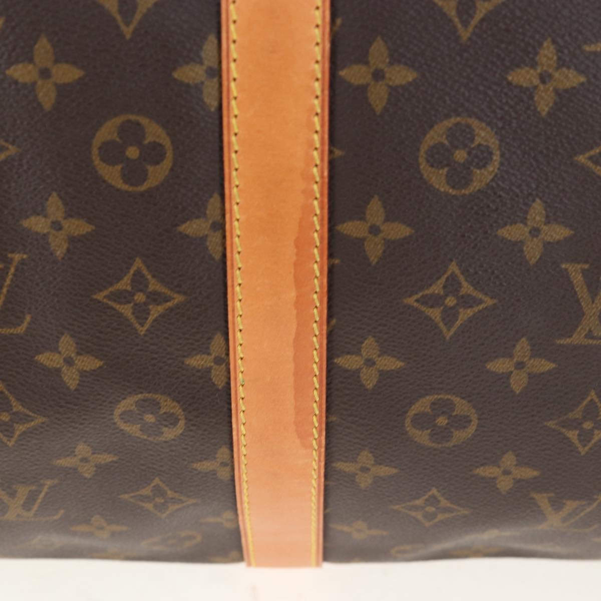 LOUIS VUITTON Monogram Keepall Bandouliere 60 Bag M41412 LV Auth 190778SAV