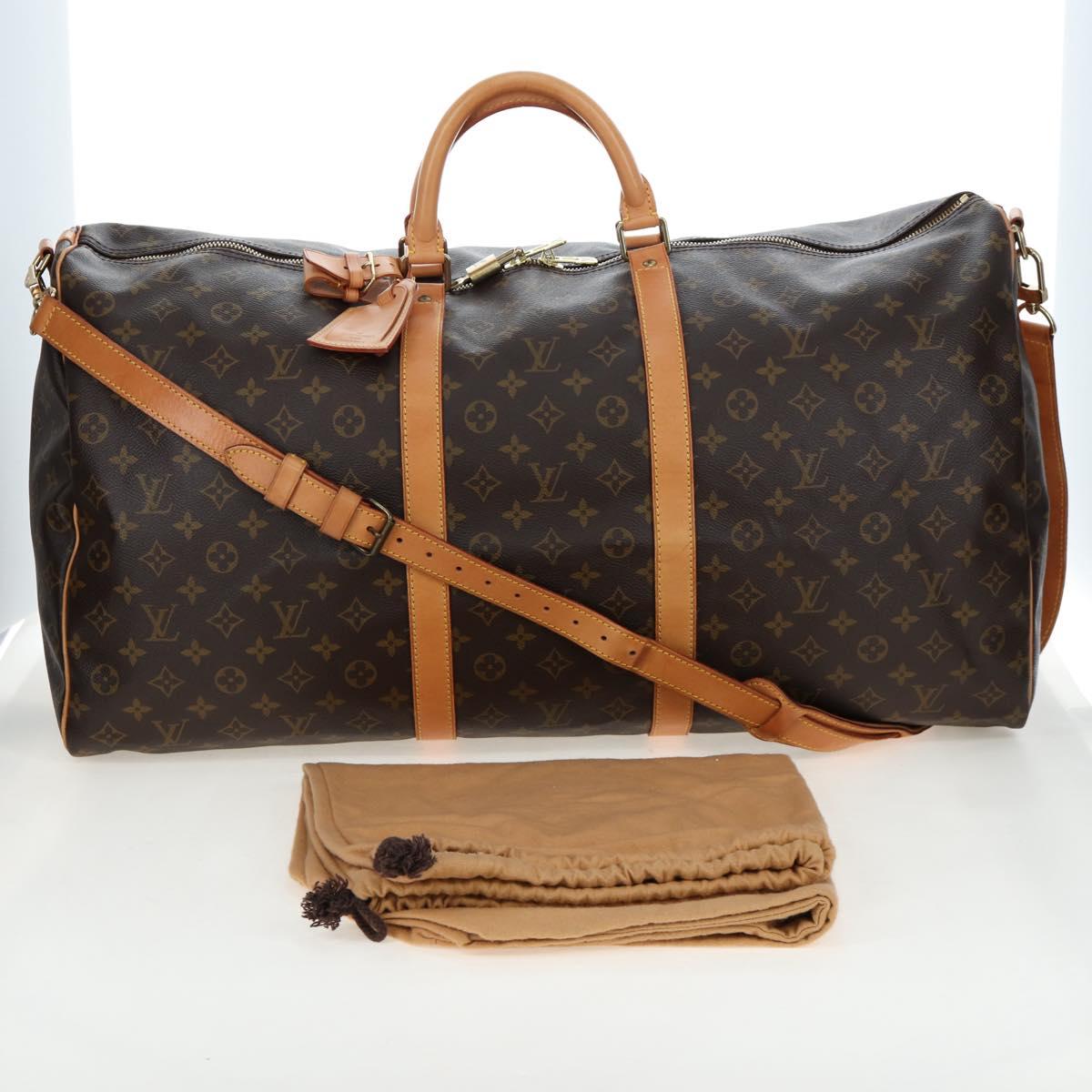 LOUIS VUITTON Monogram Keepall Bandouliere 60 Bag M41412 LV Auth 190778SAV