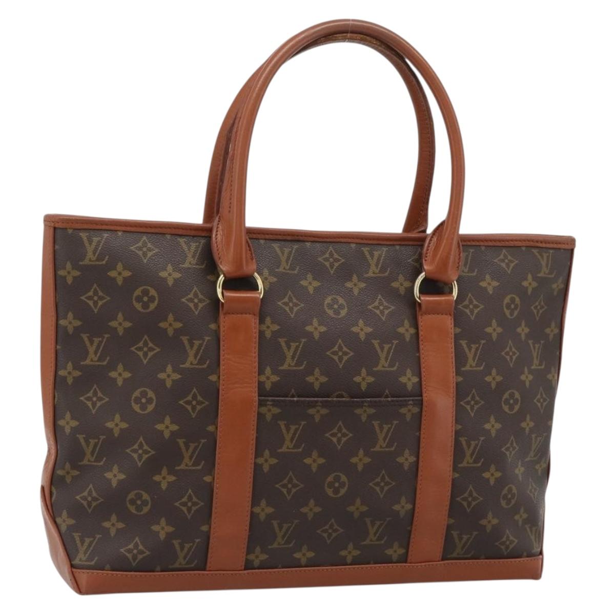LOUIS VUITTON Monogram Sac Weekend PM Tote Bag M42425 LV Auth 190779A