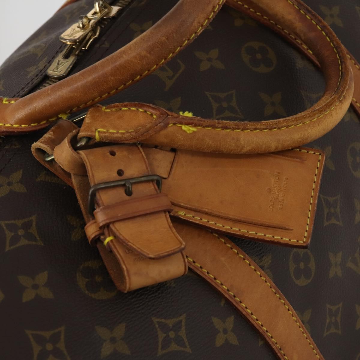 LOUIS VUITTON Monogram Keepall Bandouliere 60 Boston Bag M41412 LV Auth 190782