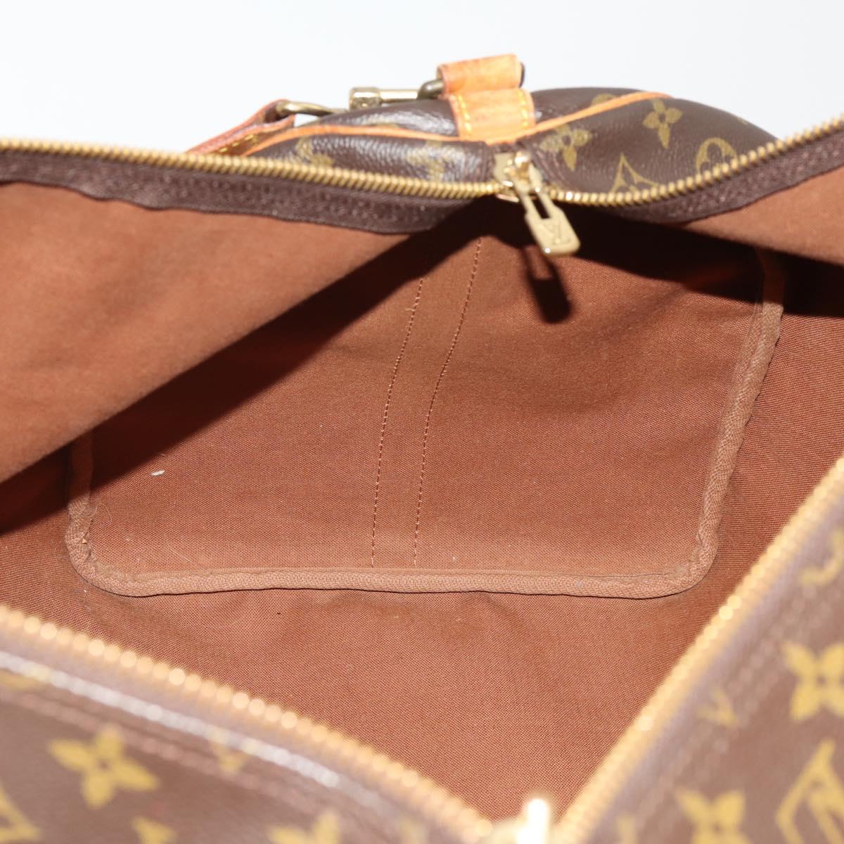 LOUIS VUITTON Monogram Keepall Bandouliere 60 Boston Bag M41412 LV Auth 190782