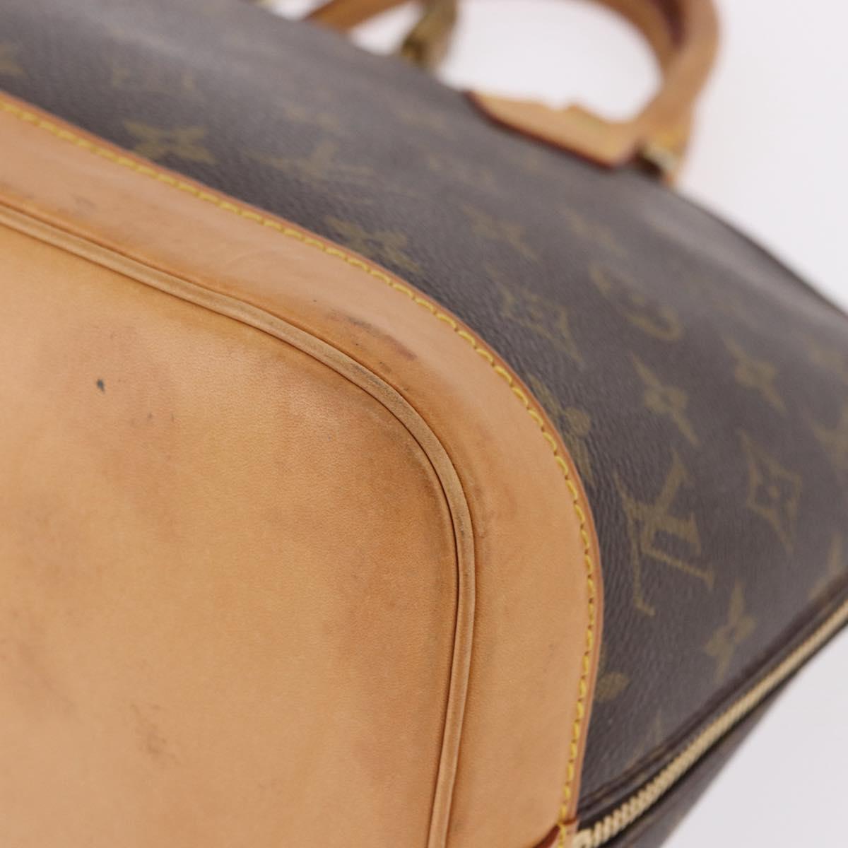 LOUIS VUITTON Monogram Alma Hand Bag M51130 LV Auth 190791V