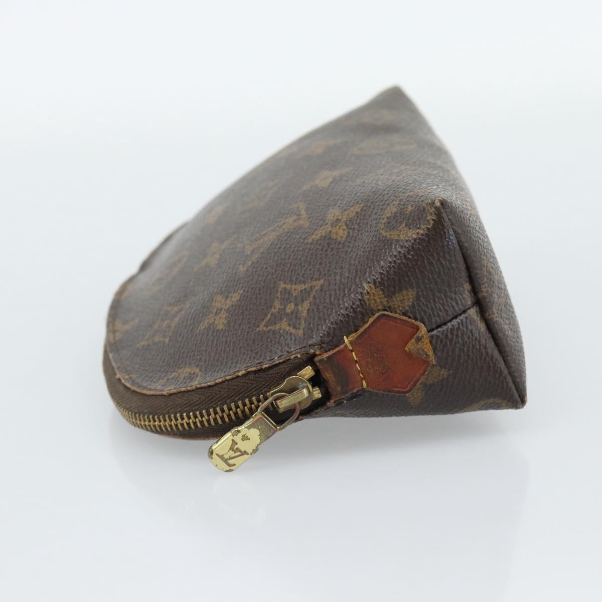 LOUIS VUITTON Monogram Pochette Cosmetic PM Cosmetic Pouch M47515 LV Auth 190793