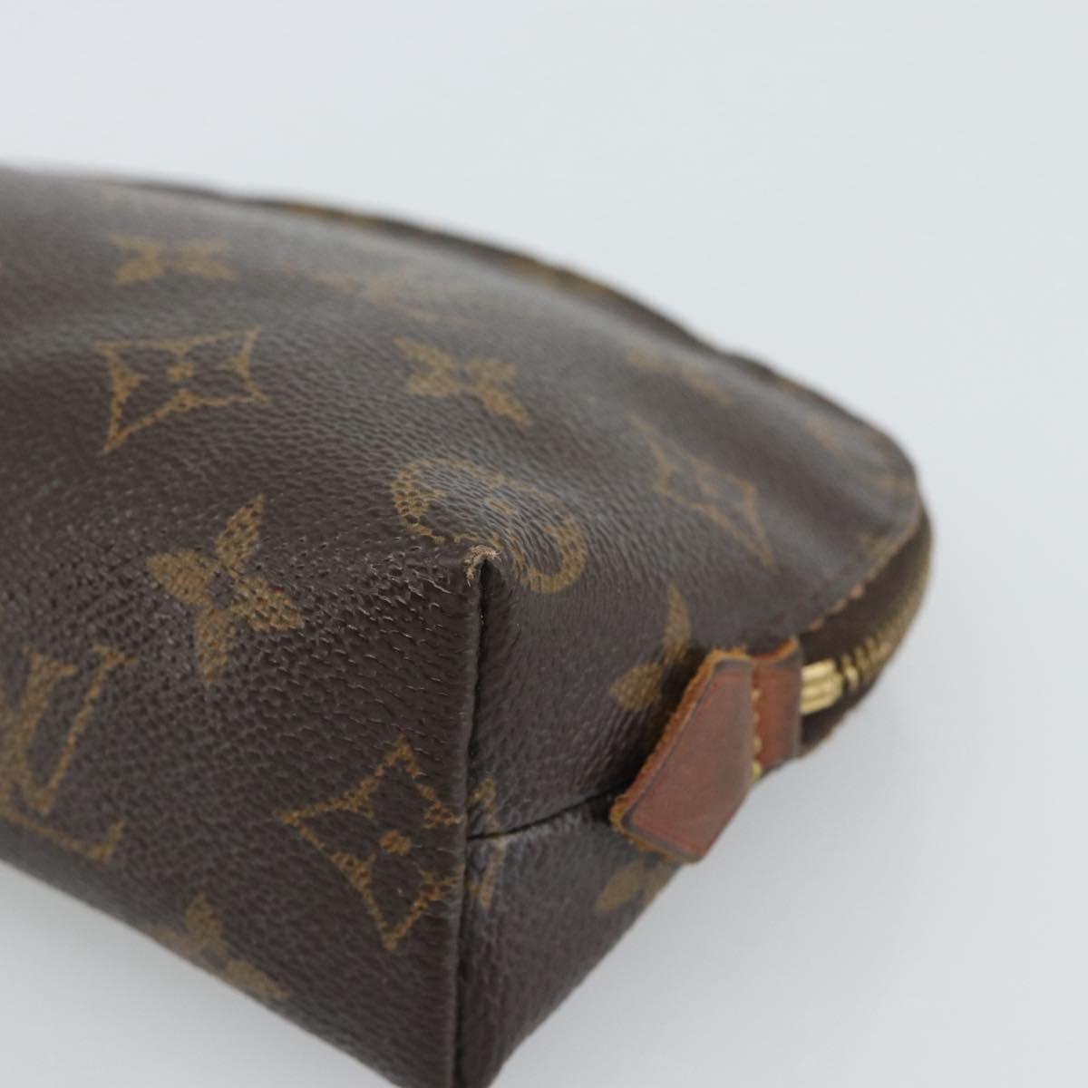 LOUIS VUITTON Monogram Pochette Cosmetic PM Cosmetic Pouch M47515 LV Auth 190793