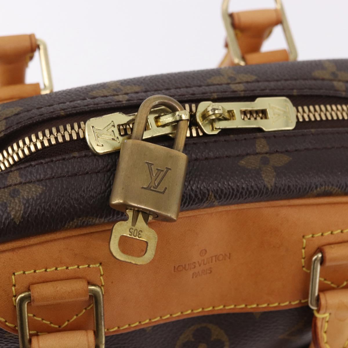 LOUIS VUITTON Monogram Trouville Hand Bag M42228 LV Auth 190821V