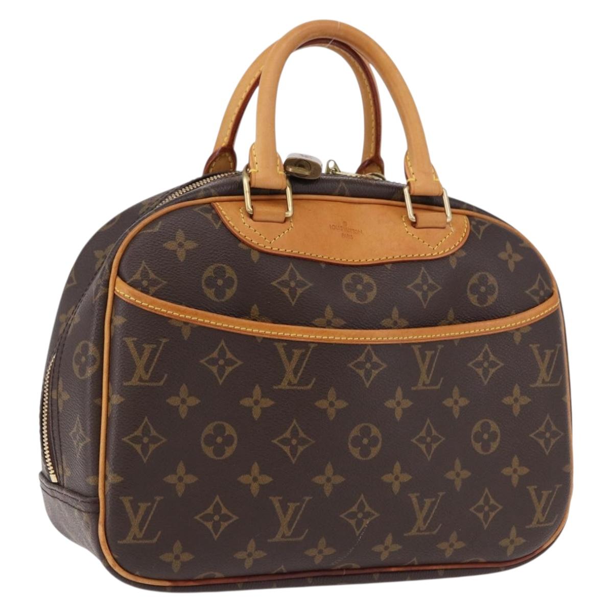 LOUIS VUITTON Monogram Trouville Hand Bag M42228 LV Auth 190821V