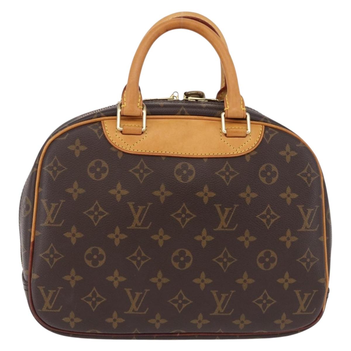 LOUIS VUITTON Monogram Trouville Hand Bag M42228 LV Auth 190821V