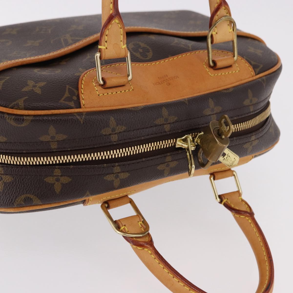 LOUIS VUITTON Monogram Trouville Hand Bag M42228 LV Auth 190821V