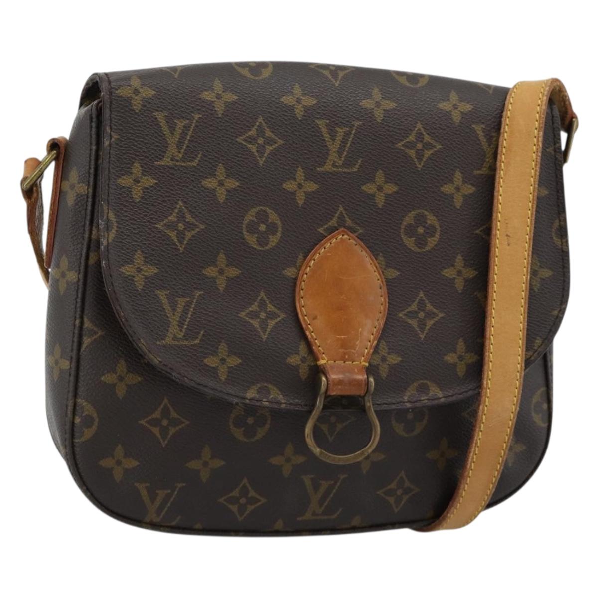 LOUIS VUITTON Monogram Saint Cloud GM Shoulder Bag M51242 LV Auth 190838
