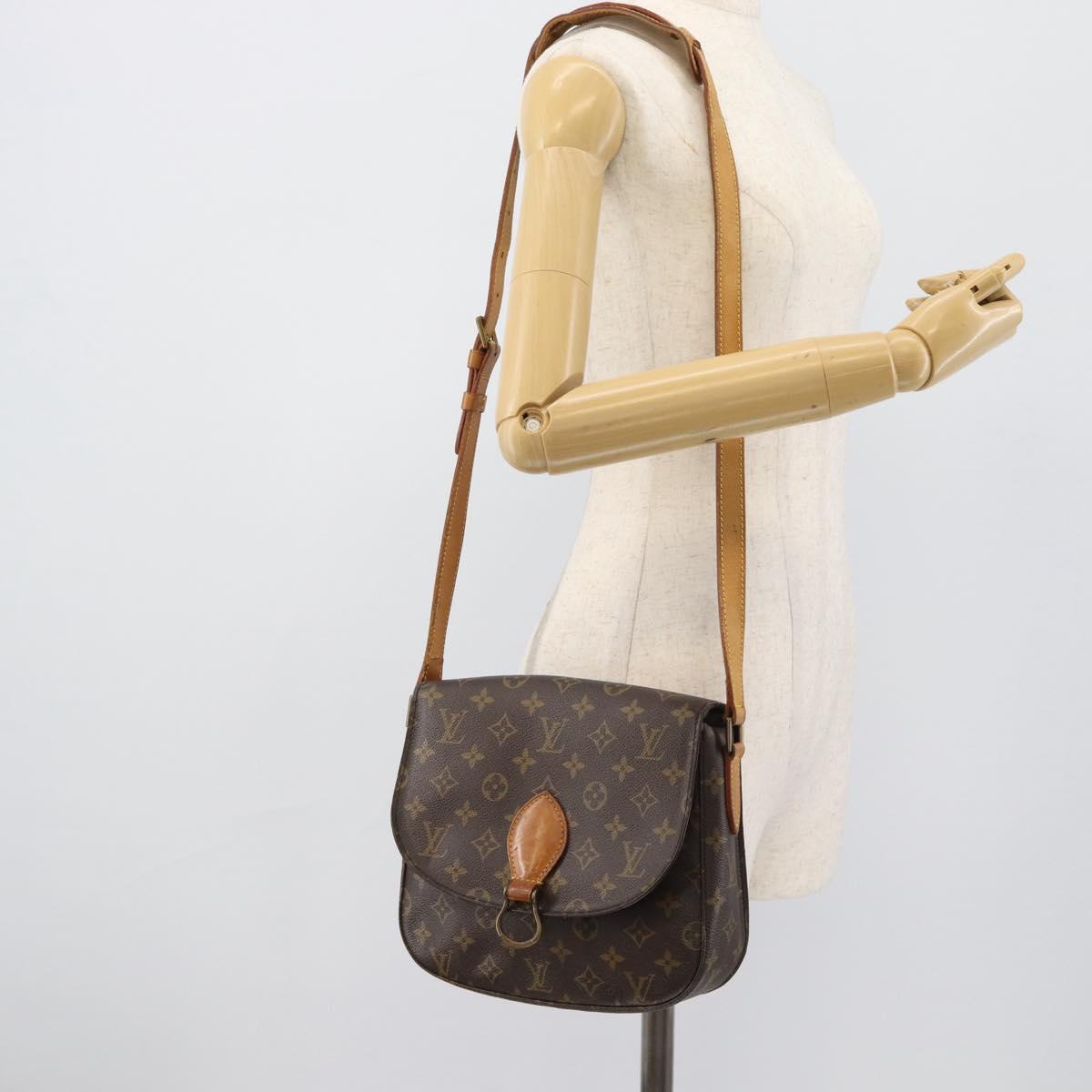 LOUIS VUITTON Monogram Saint Cloud GM Shoulder Bag M51242 LV Auth 190838