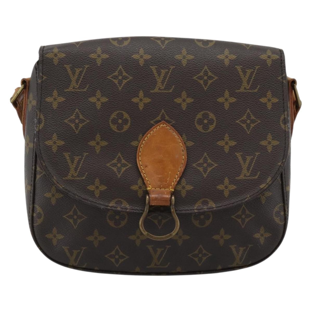 LOUIS VUITTON Monogram Saint Cloud GM Shoulder Bag M51242 LV Auth 190838