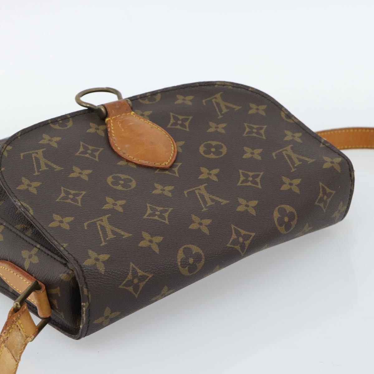 LOUIS VUITTON Monogram Saint Cloud GM Shoulder Bag M51242 LV Auth 190838