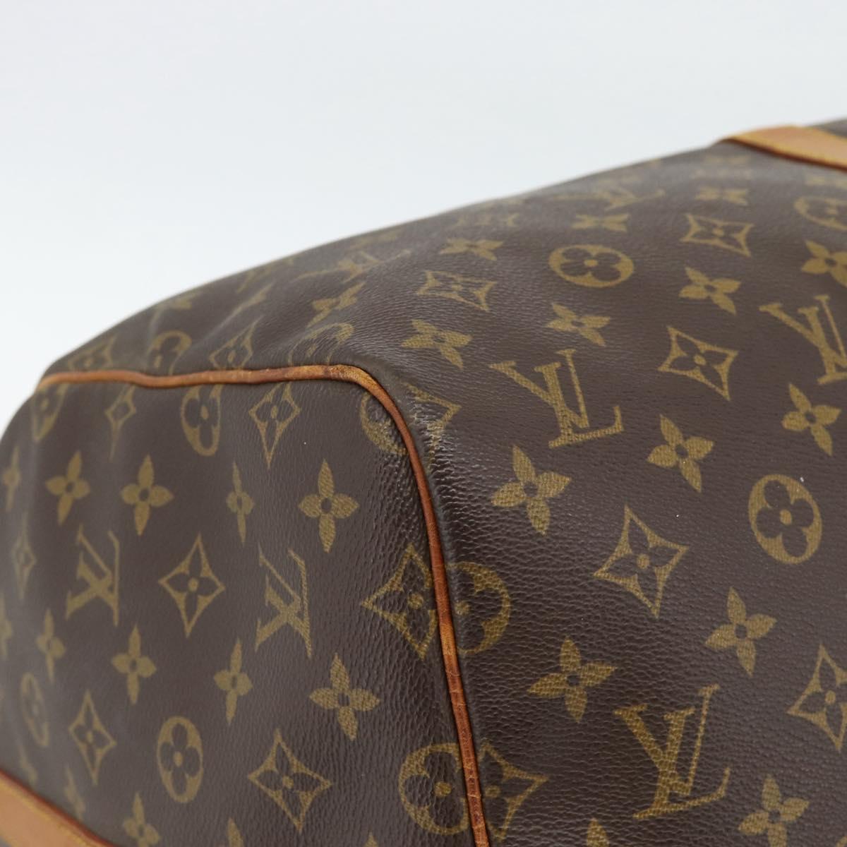 LOUIS VUITTON Monogram Keepall Bandouliere 55 Boston Bag M41414 LV Auth 190839