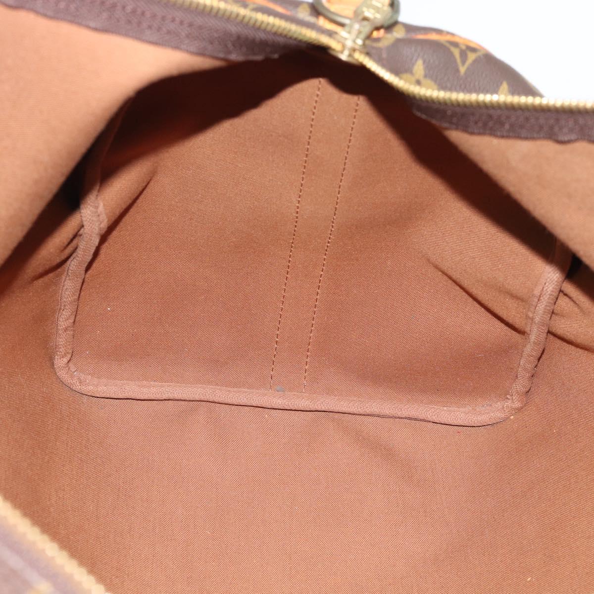 LOUIS VUITTON Monogram Keepall Bandouliere 55 Boston Bag M41414 LV Auth 190839