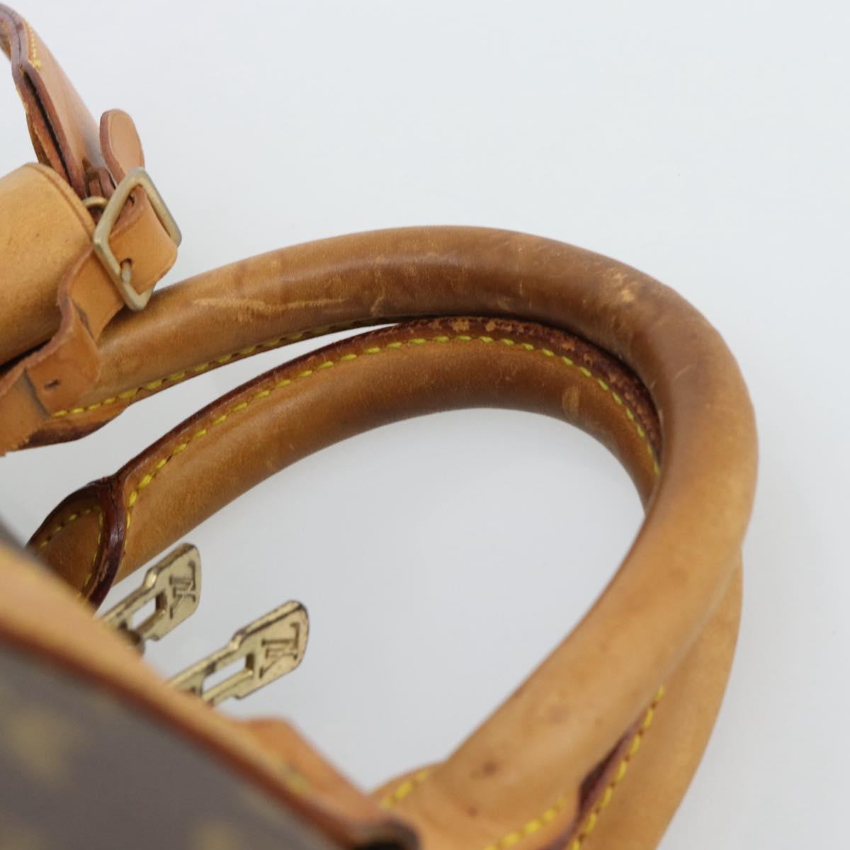 LOUIS VUITTON Monogram Keepall Bandouliere 55 Boston Bag M41414 LV Auth 190839