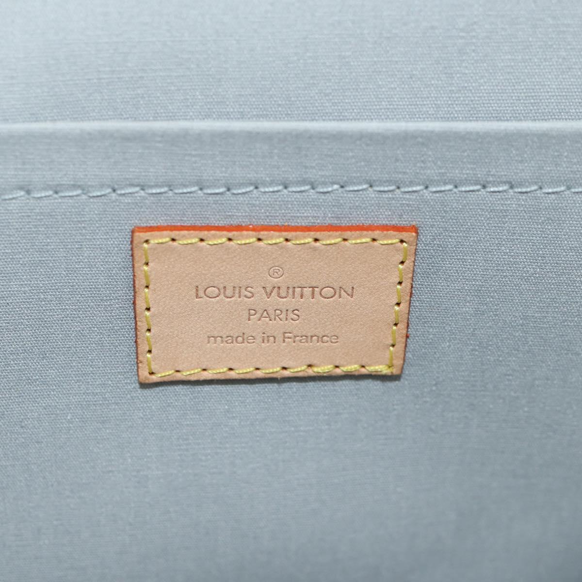 LOUIS VUITTON Monogram Vernis Rosewood Avenue Bag Perle M93508 Auth 190840SAV