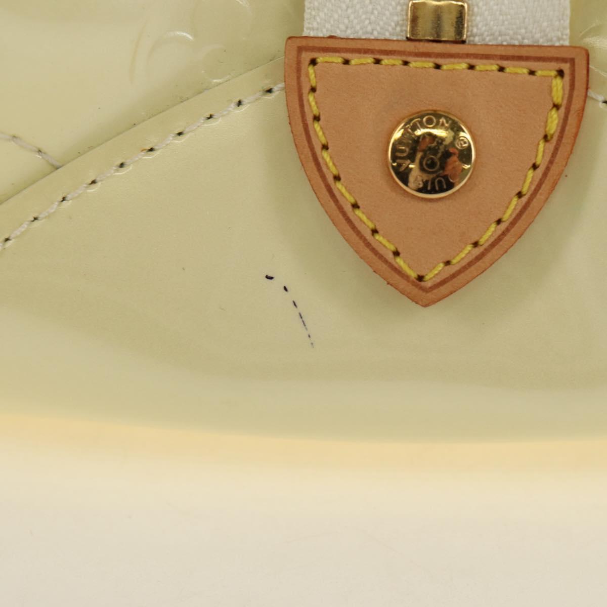 LOUIS VUITTON Monogram Vernis Rosewood Avenue Bag Perle M93508 Auth 190840SAV