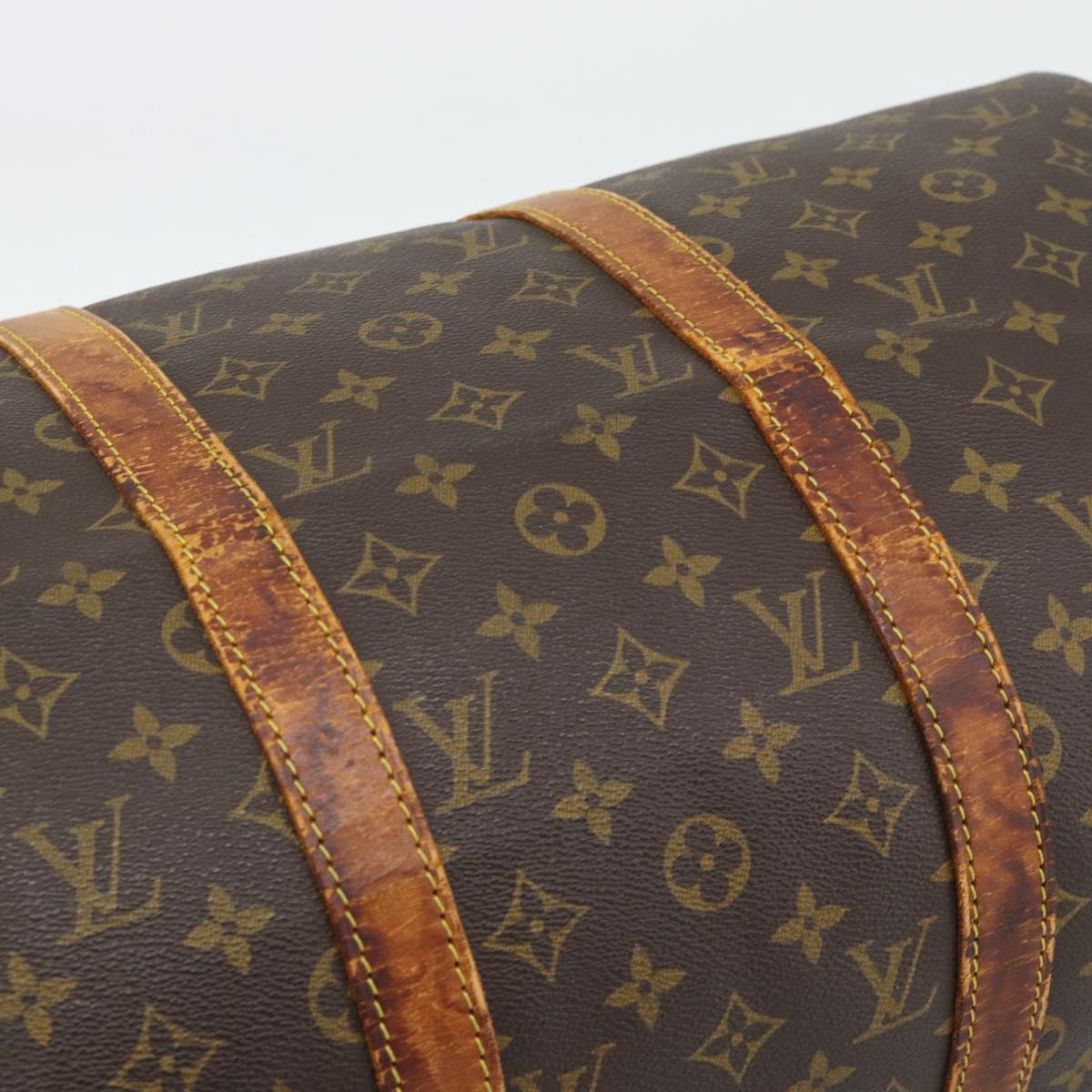 LOUIS VUITTON Monogram Keepall 50 Boston Bag M41426 LV Auth 190842