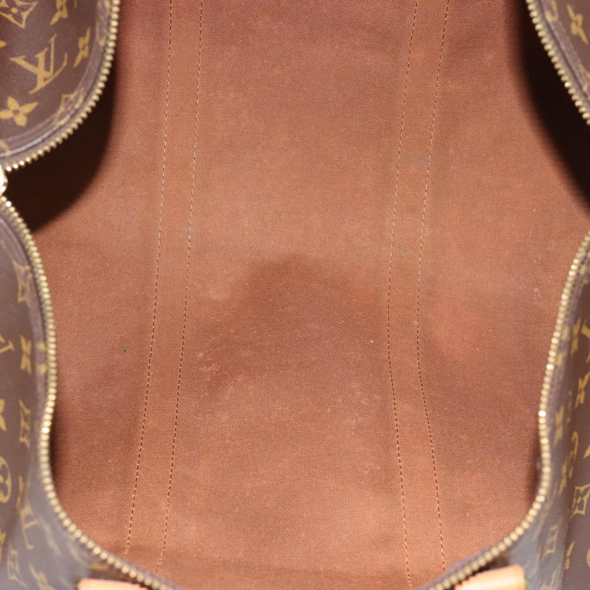 LOUIS VUITTON Monogram Keepall Bandouliere 50 Boston Bag M41416 LV Auth 190843V