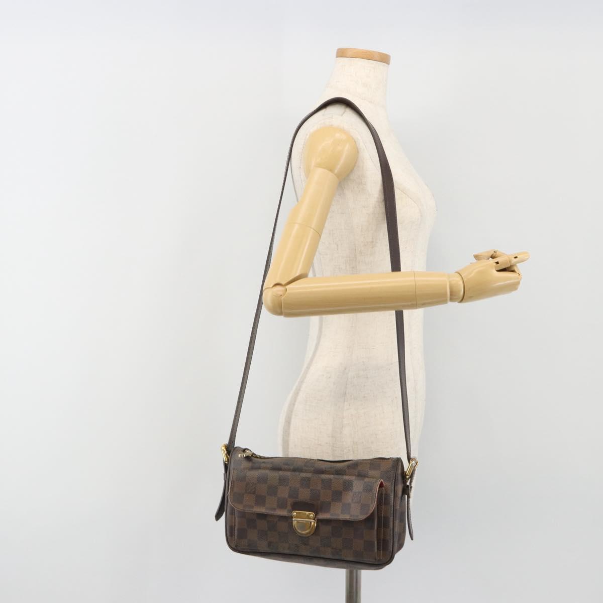 LOUIS VUITTON Damier Ebene Ravello GM Shoulder Bag N60006 LV Auth 190860