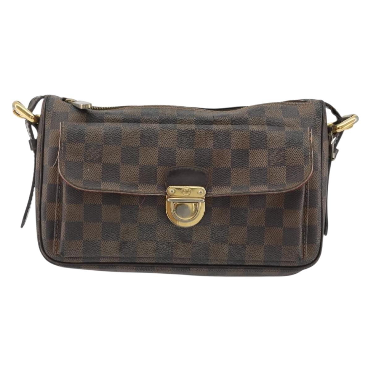 LOUIS VUITTON Damier Ebene Ravello GM Shoulder Bag N60006 LV Auth 190860