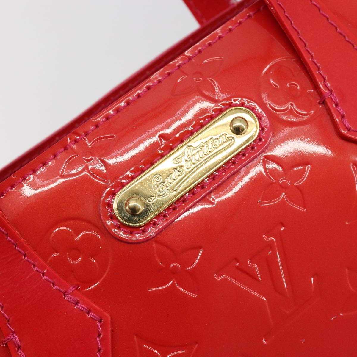 LOUIS VUITTON Monogram Vernis Wilshire PM Bag Rose Pop M93643 LV Auth 190861A