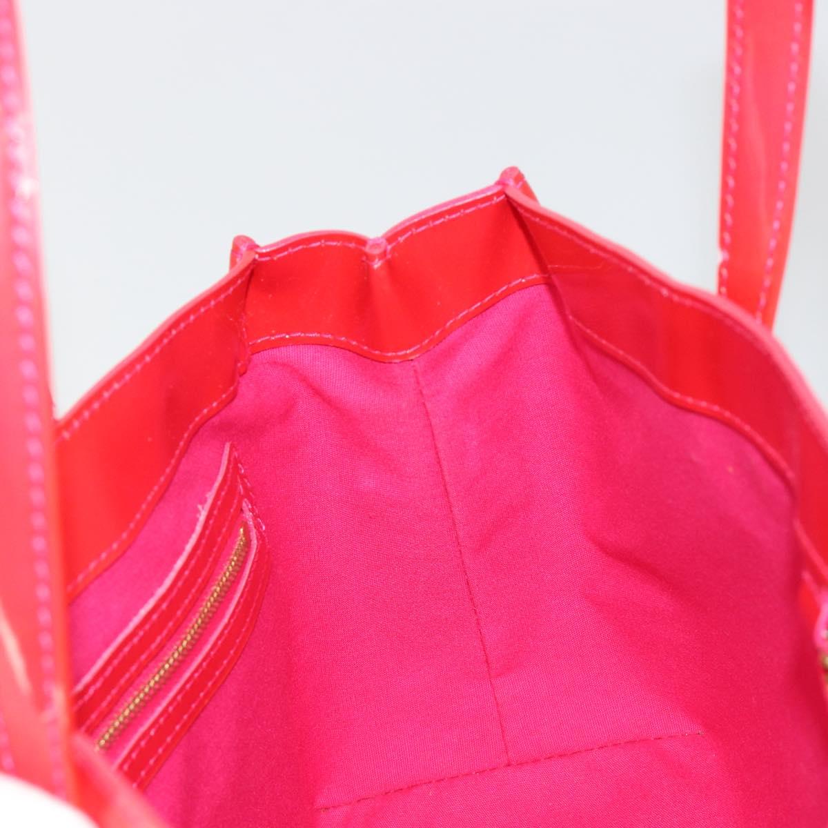 LOUIS VUITTON Monogram Vernis Wilshire PM Bag Rose Pop M93643 LV Auth 190861A